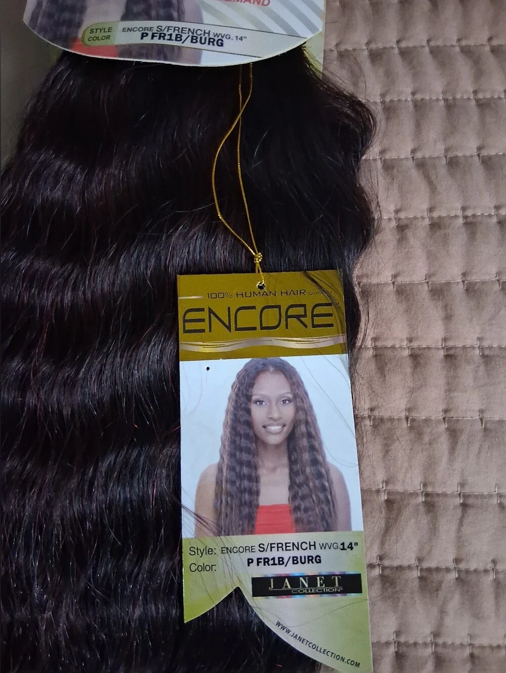 100% Human  Hair Extension 14
